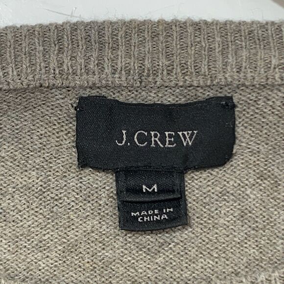 J.Crew men's striped cashmere blend crewneck Long Sleeve Sweater Size Medium - Picture 7 of 9